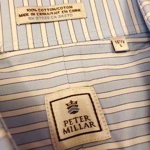 Peter Millar button up shirt - Size L , 16 1/2